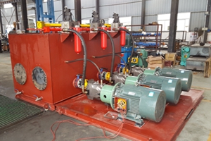 中國大飛機項目8米熱處理升降爐液壓系統